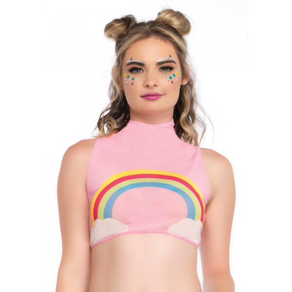 Regenboog CropTop